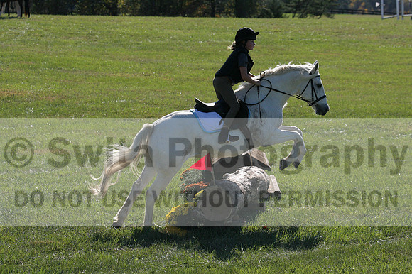 Violet Cross on Elpin Odin, Beginner Novice Horse Trials Junior B