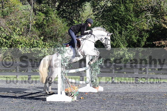 Liz Riley on Ice Storm, Novice HT