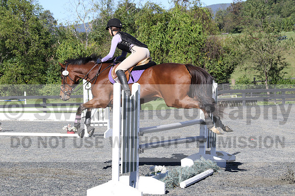 Mandolin Whitten on Thistle, Novice Horse Trials