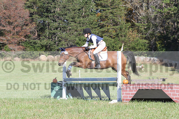 Elizabeth Davis on Freedom's Stormy Night, Beginner Novice Horse Trials Junior B
