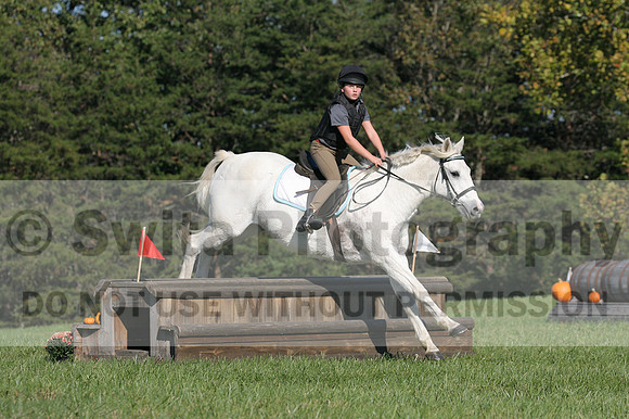Violet Cross on Elpin Odin, Beginner Novice Horse Trials Junior B