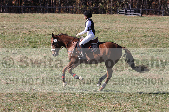 Ingrid Dunn on Ruby Redbird, Beginner Novice Horse Trials Senior C
