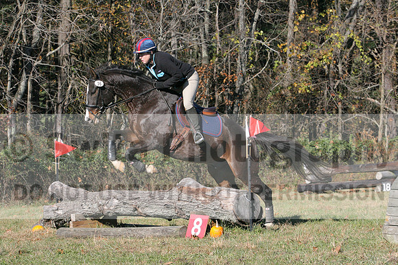 Mimi Combs on Aristocrat, Beginner Novice Horse Trials Senior A