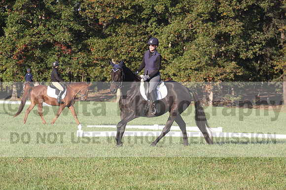 Liz Hall on Indelible, Training Horse Trials