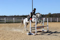 Jennifer Cobb on Snowbird, Beginner Novice Horse Trials Senior A
