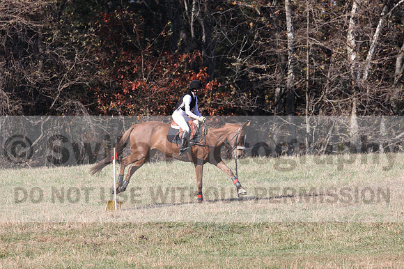 Ingrid Dunn on Ruby Redbird, Beginner Novice Horse Trials Senior C