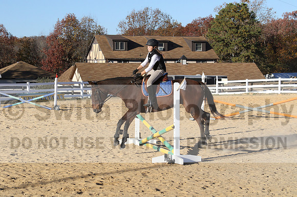 Caroline Morel on Lizzie, Green Horse Trials Junior