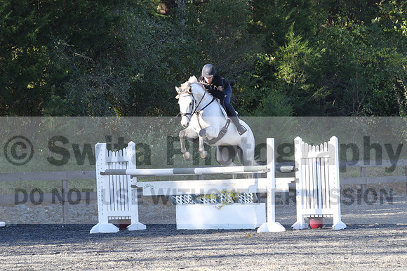 Liz Riley on Ice Storm, Novice HT