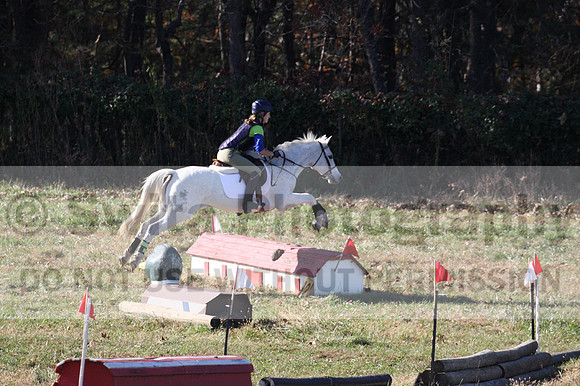 Eliza Carr Schmidt on Christmas Belle, Beginner Novice Horse Trials Junior B