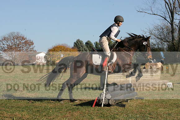 Erica Jones on Bingo, Advanced Green Horse Trials Senior A