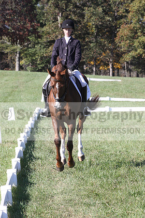 Maggie Proffitt on Wallstreet Melody, Novice Horse Trials Junior