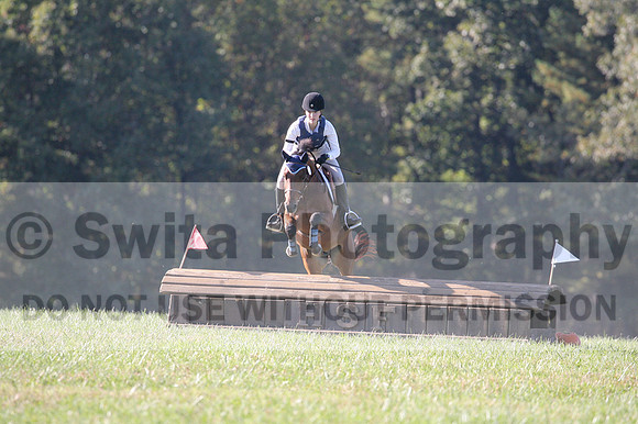 Elizabeth Davis on Freedom's Stormy Night, Beginner Novice Horse Trials Junior B