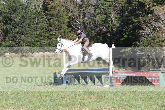 Violet Cross on Elpin Odin, Beginner Novice Horse Trials Junior B