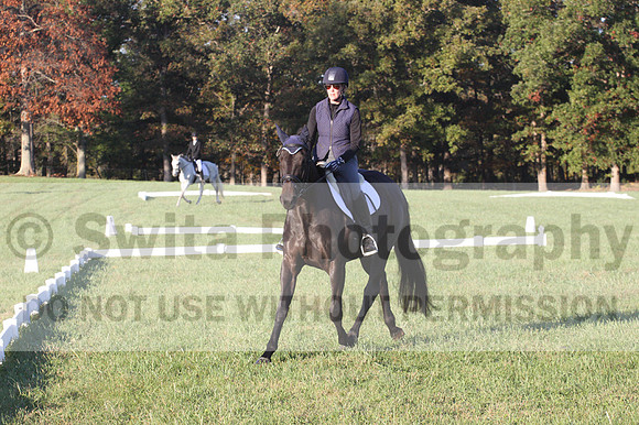 Liz Hall on Indelible, Training Horse Trials