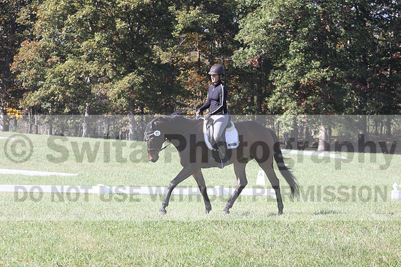 Brooke Bayley on Unbroken, Beginner Novice Horse Trials Senior A