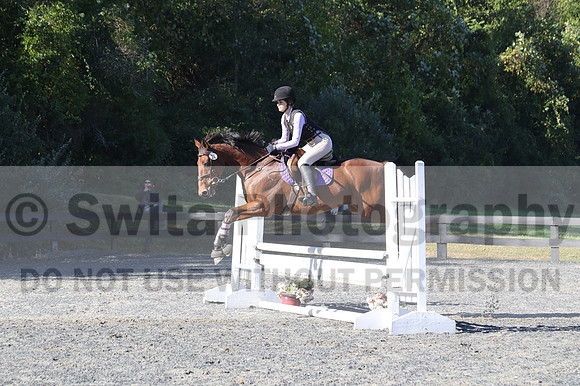 Mandolin Whitten on Thistle, Novice Horse Trials